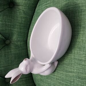 Linden Street Ceramic Speckled Bunny Dish